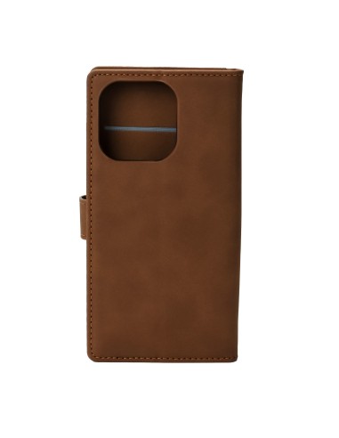 iPhone 16 Pro Wallet Case w/Buckle Brown